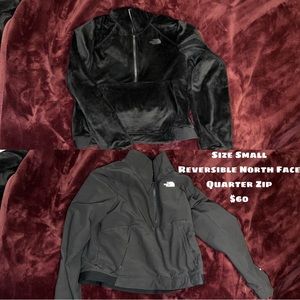 Size Small Reversible North Face Quarter Zip